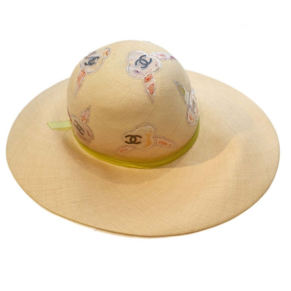 CHANEL VINTAGE STRAW HAT